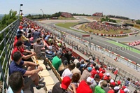 Tribuna E, GP Barcelona <br/> Circuit de Catalunya